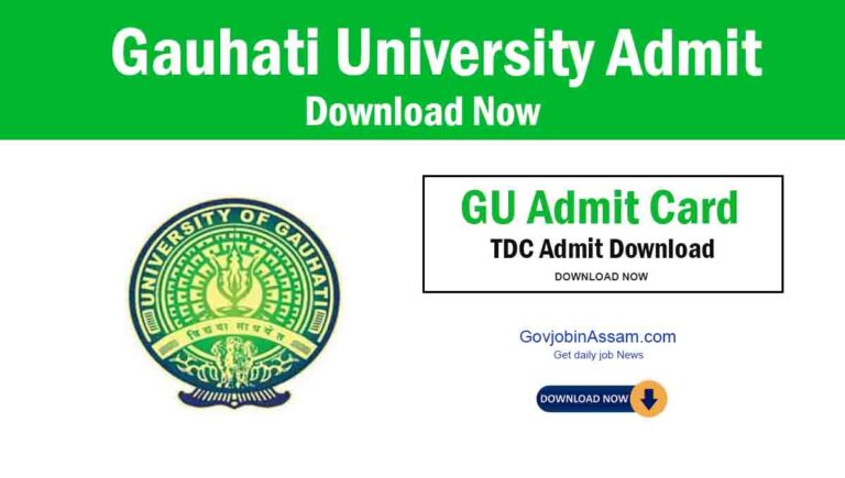 Gauhati University Admit Card