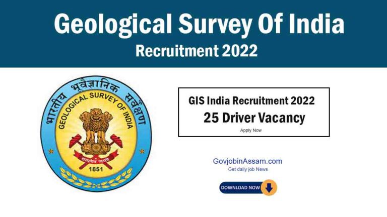 Geological Survey Of India Recruitment